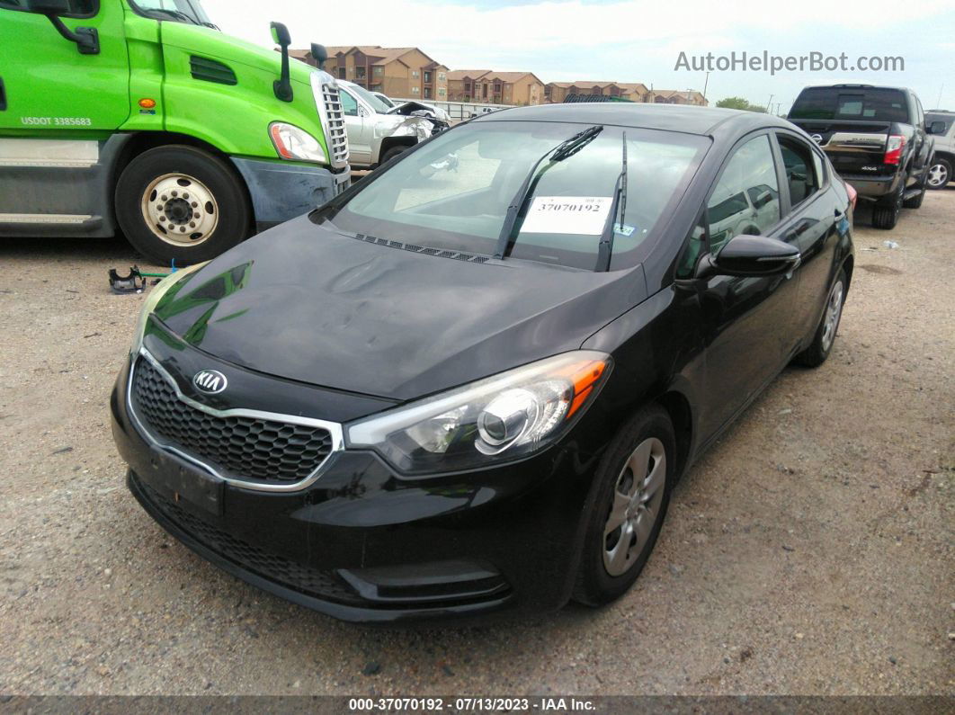 2016 Kia Forte Lx Черный vin: KNAFX4A69G5497320