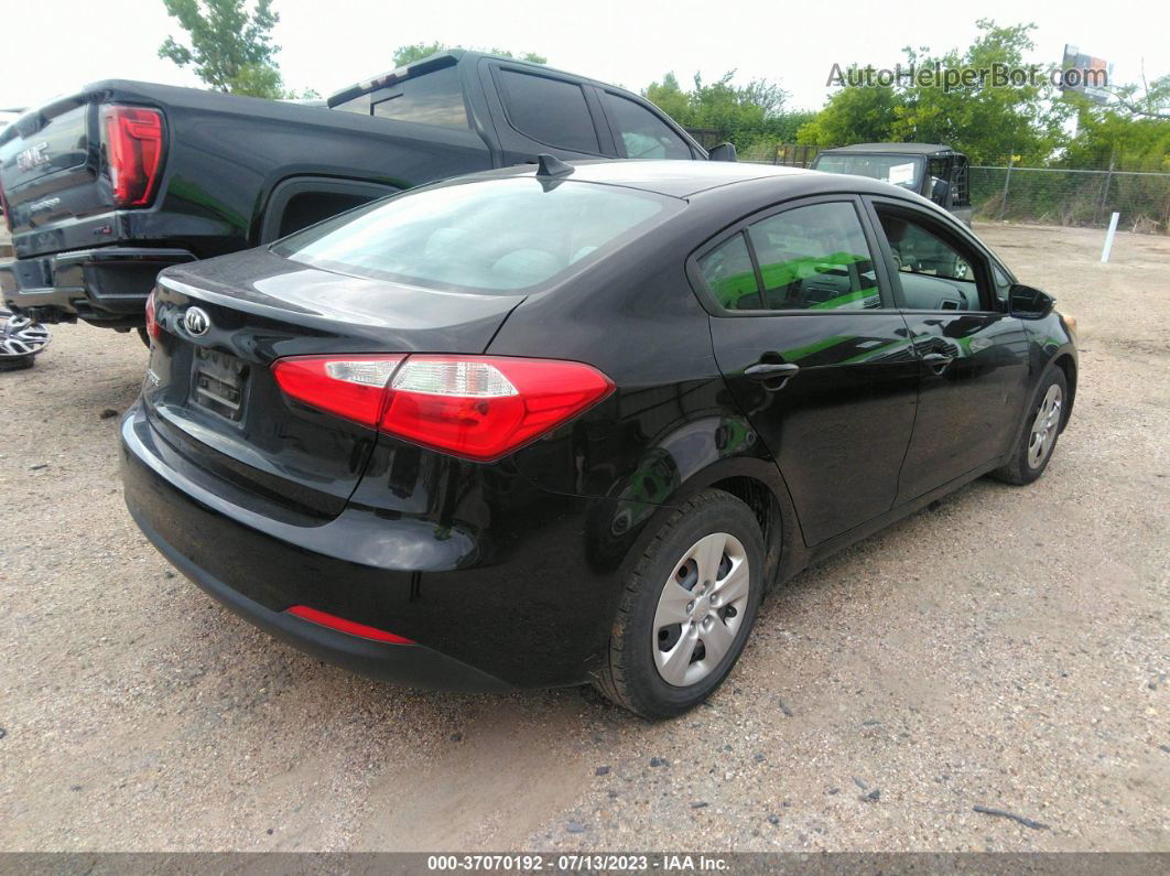 2016 Kia Forte Lx Черный vin: KNAFX4A69G5497320