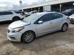 2016 Kia Forte Lx Silver vin: KNAFX4A69G5509403