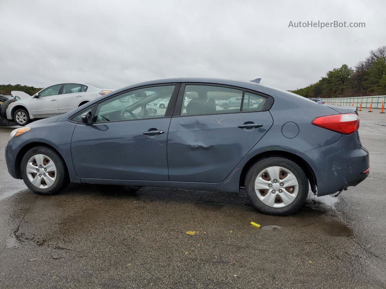 2016 Kia Forte Lx Blue vin: KNAFX4A69G5520420