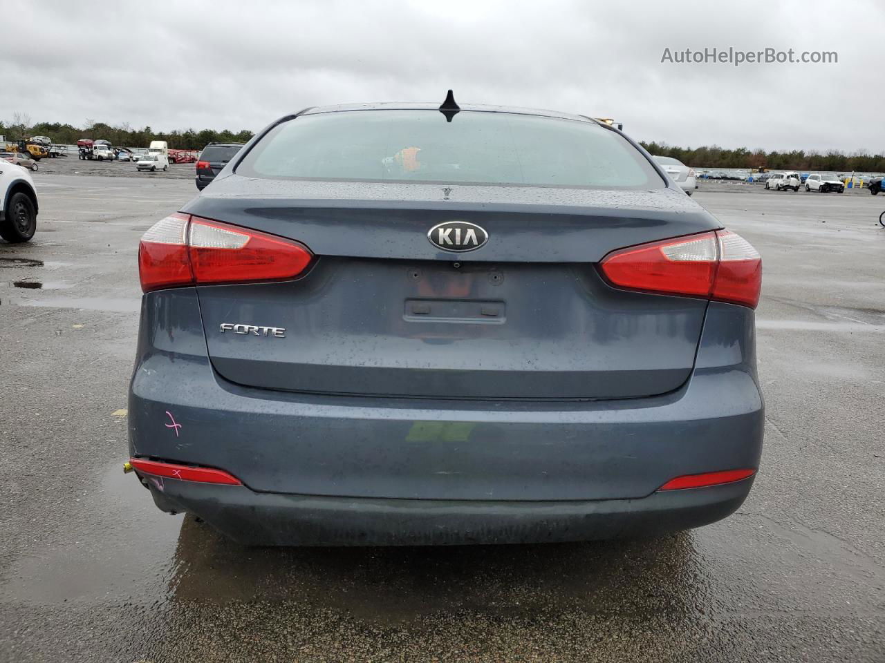 2016 Kia Forte Lx Blue vin: KNAFX4A69G5520420