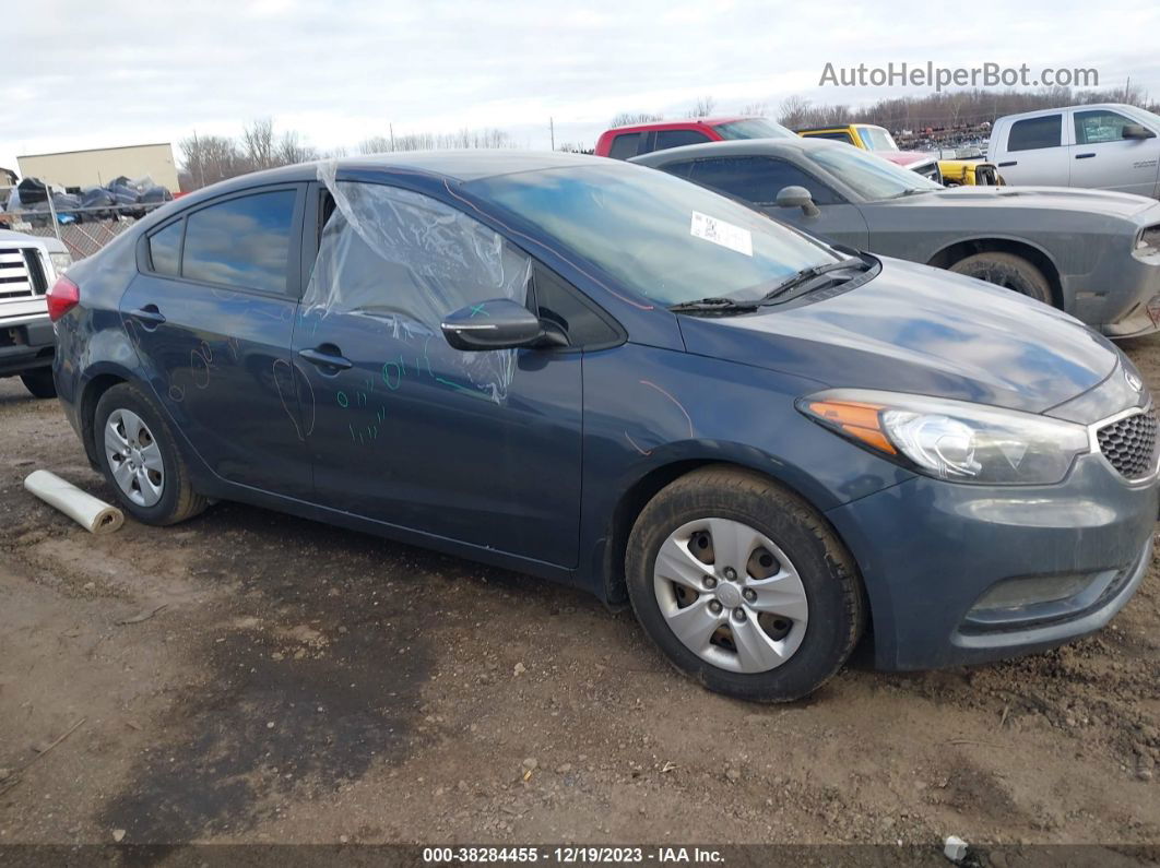 2016 Kia Forte Lx Blue vin: KNAFX4A69G5521213