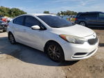 2016 Kia Forte Lx White vin: KNAFX4A69G5575434