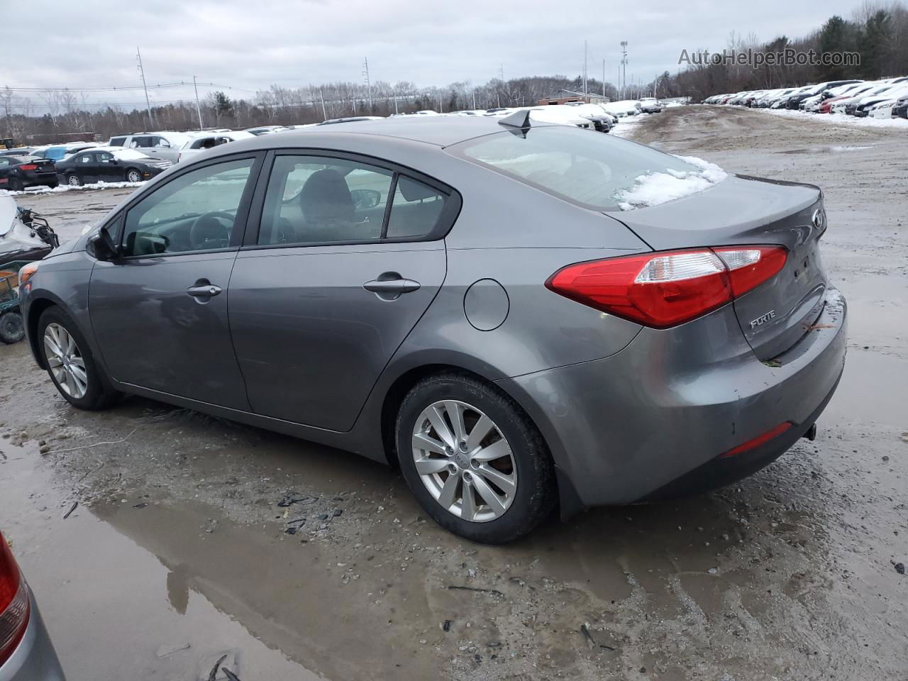 2016 Kia Forte Lx Silver vin: KNAFX4A69G5589995