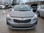 2016 Kia Forte Lx Silver vin: KNAFX4A69G5589995