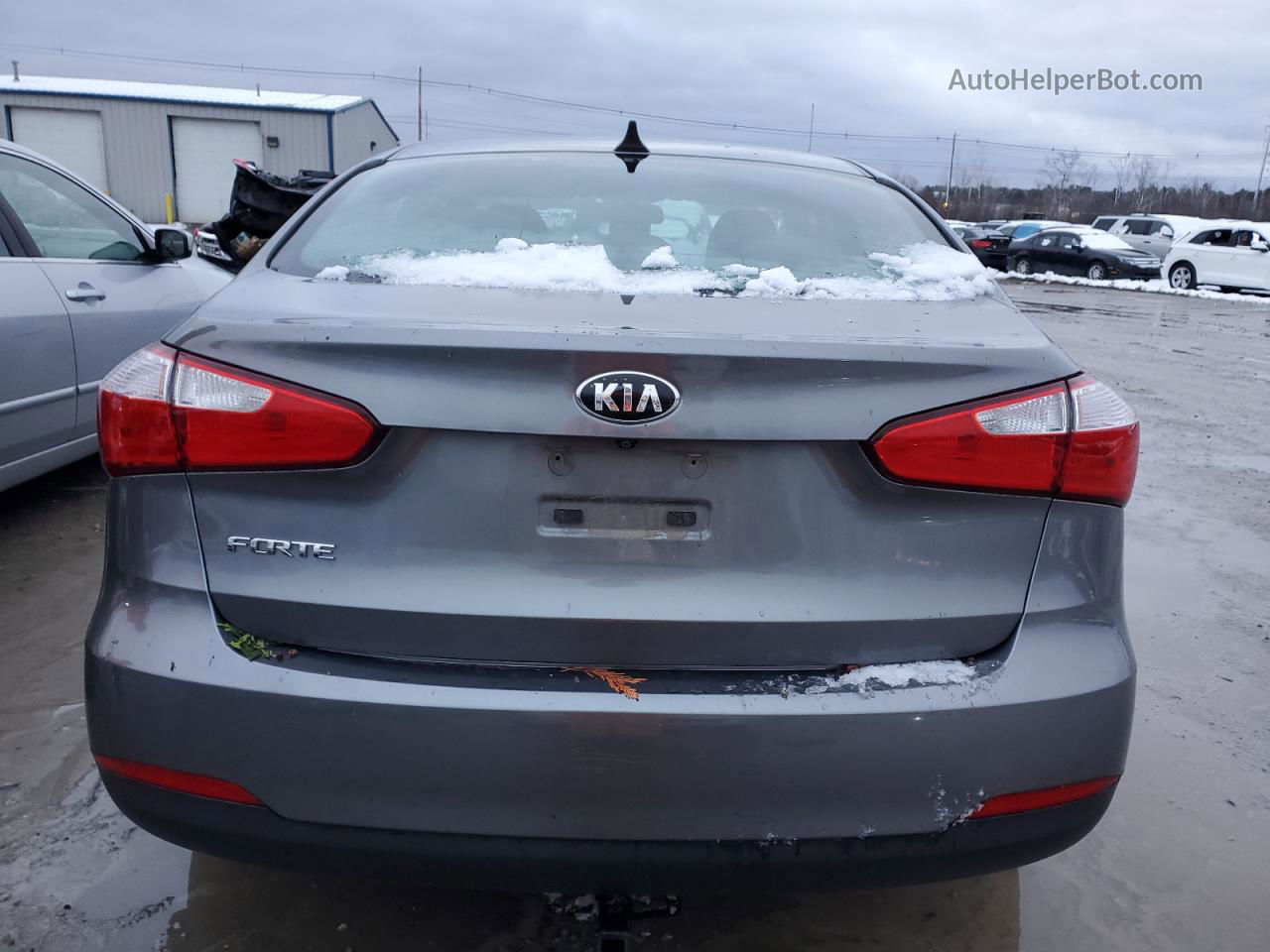 2016 Kia Forte Lx Silver vin: KNAFX4A69G5589995