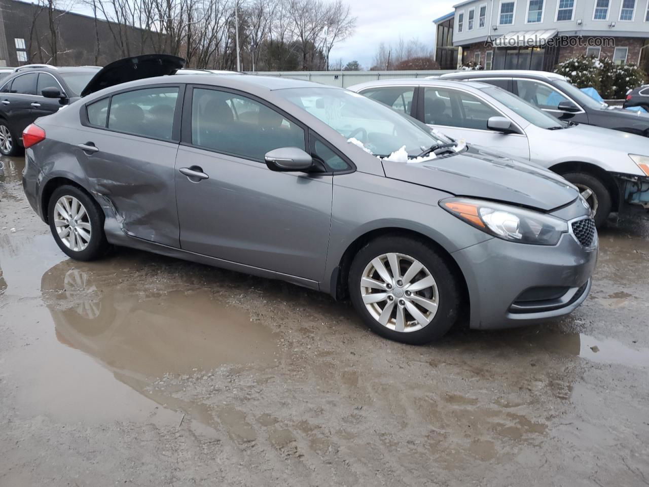 2016 Kia Forte Lx Silver vin: KNAFX4A69G5589995