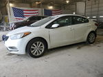 2016 Kia Forte Lx White vin: KNAFX4A6XG5453763