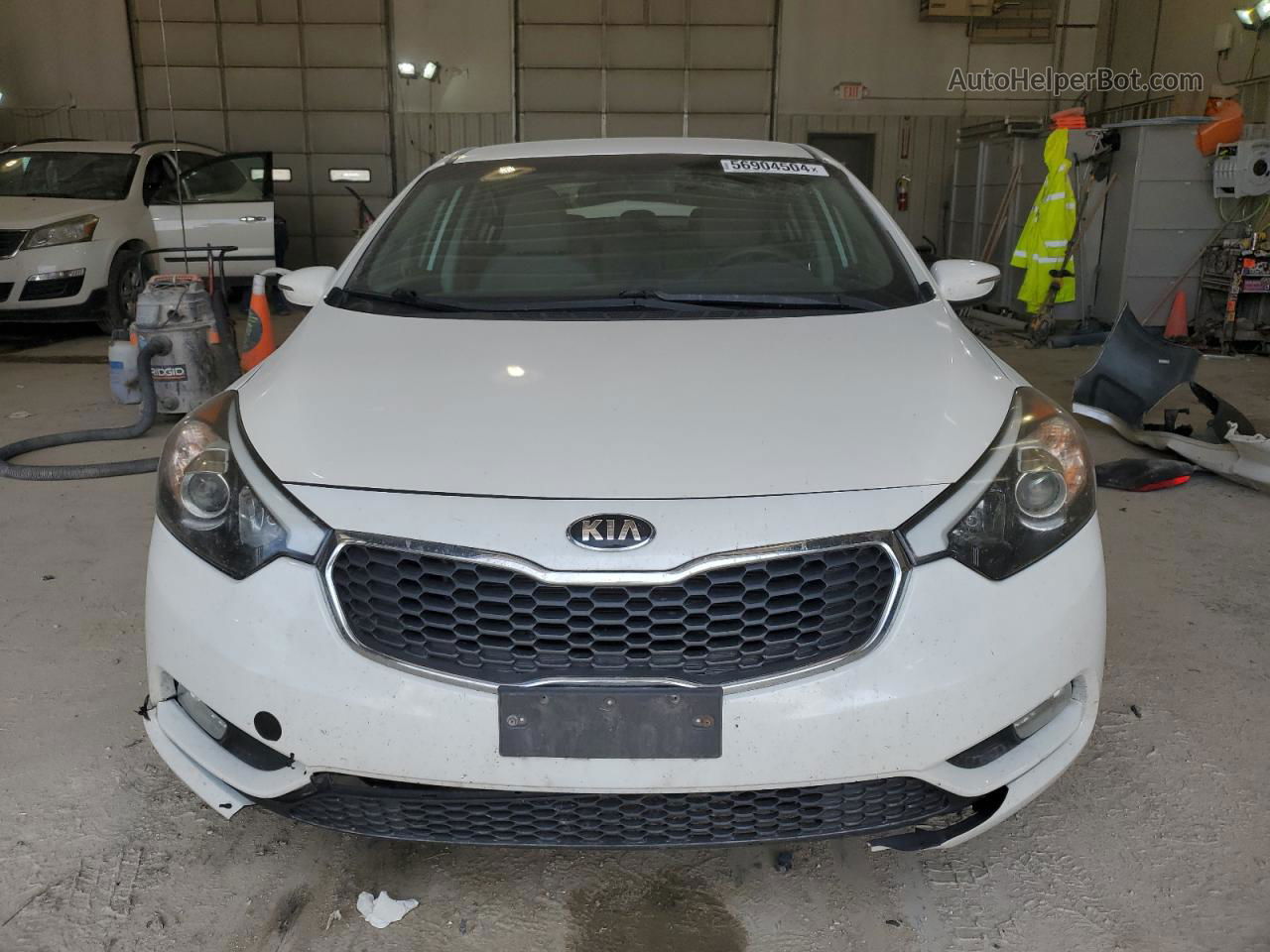 2016 Kia Forte Lx White vin: KNAFX4A6XG5453763