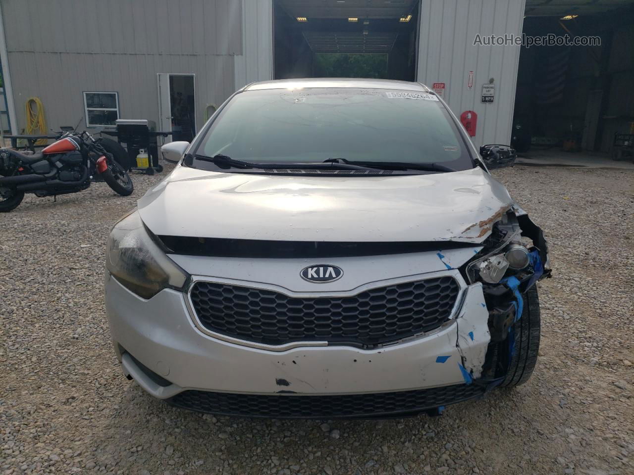 2016 Kia Forte Lx Серебряный vin: KNAFX4A6XG5460728