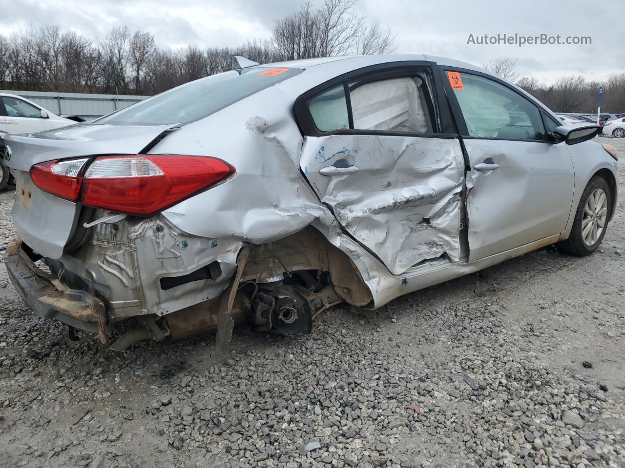 2016 Kia Forte Lx Silver vin: KNAFX4A6XG5507918