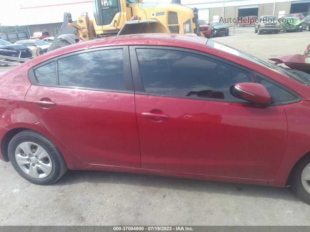 2016 Kia Forte Lx Red vin: KNAFX4A6XG5517641