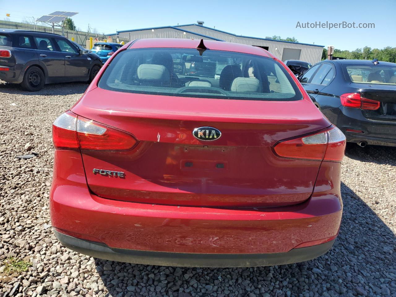 2016 Kia Forte Lx Red vin: KNAFX4A6XG5540949