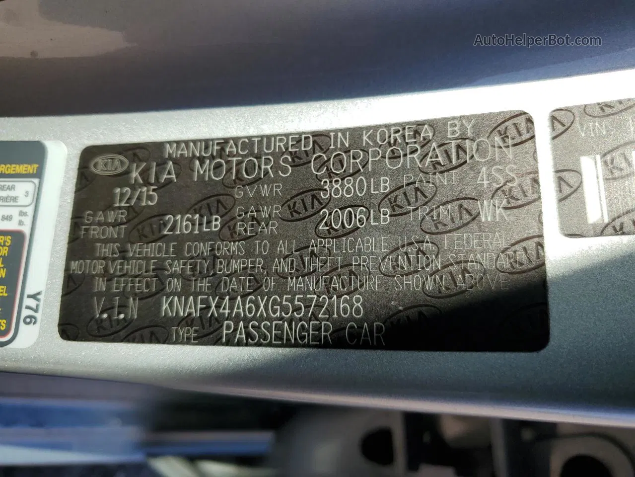 2016 Kia Forte Lx Серебряный vin: KNAFX4A6XG5572168