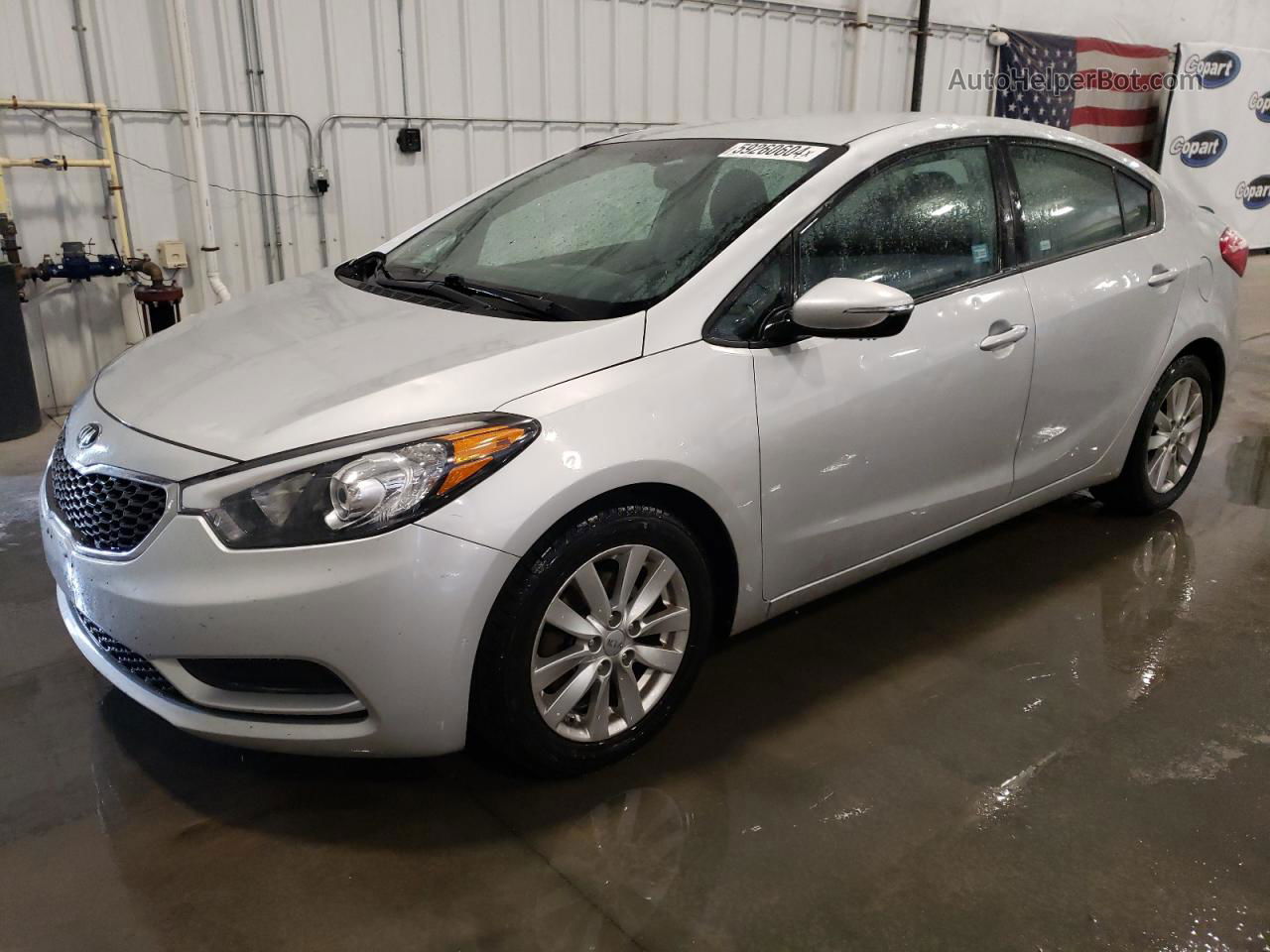 2016 Kia Forte Lx Silver vin: KNAFX4A6XG5590623