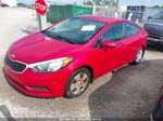 2016 Kia Forte Lx Красный vin: KNAFX4A6XG5593733