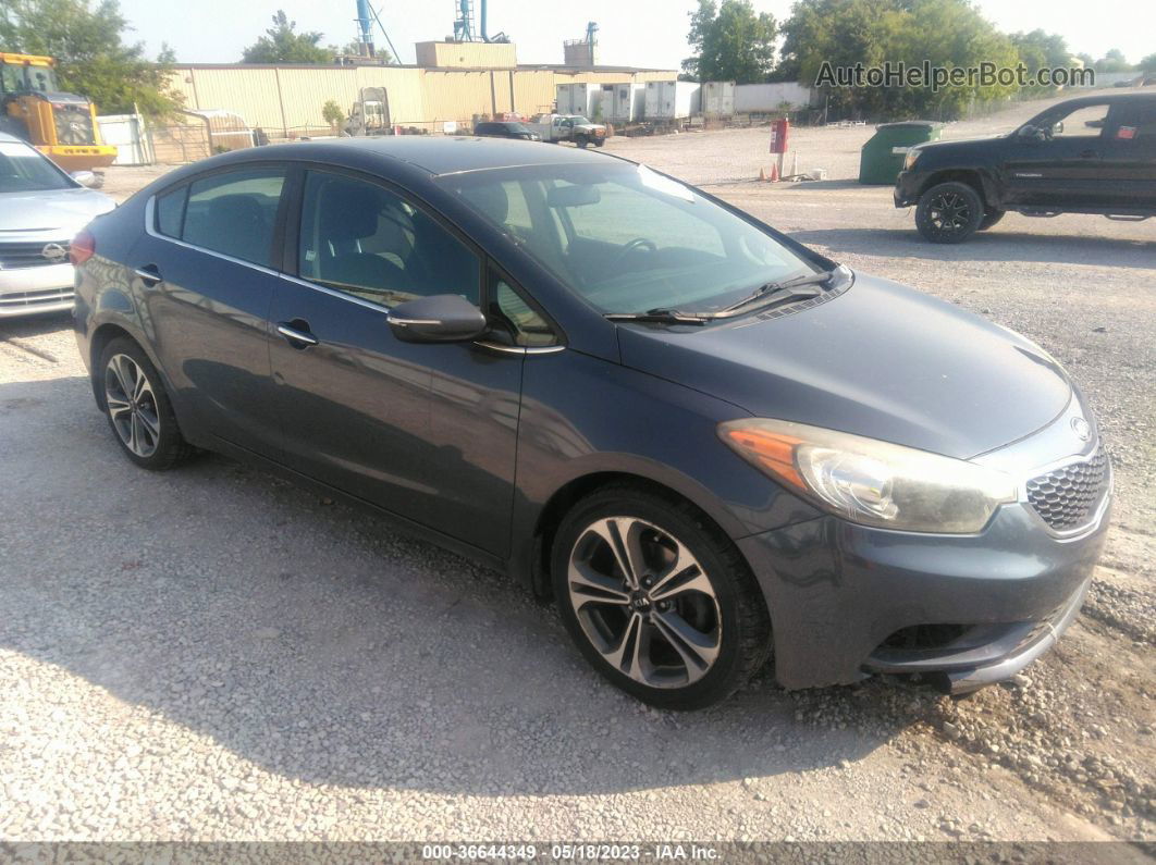 2016 Kia Forte Ex Gray vin: KNAFX4A80G5553016