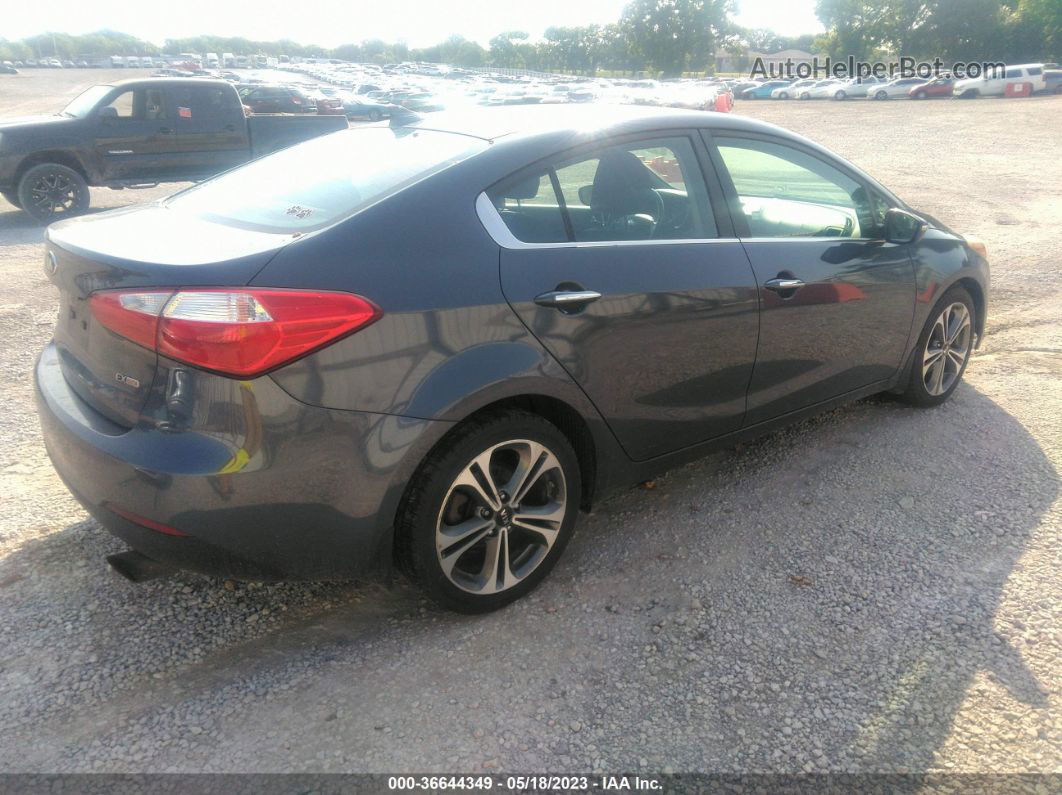 2016 Kia Forte Ex Gray vin: KNAFX4A80G5553016