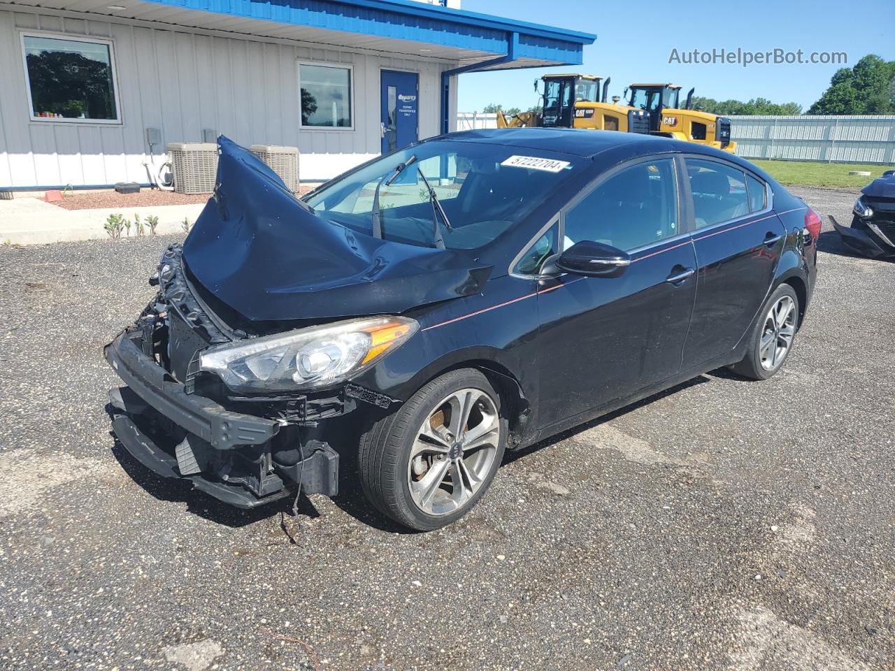 2016 Kia Forte Ex Черный vin: KNAFX4A80G5618334