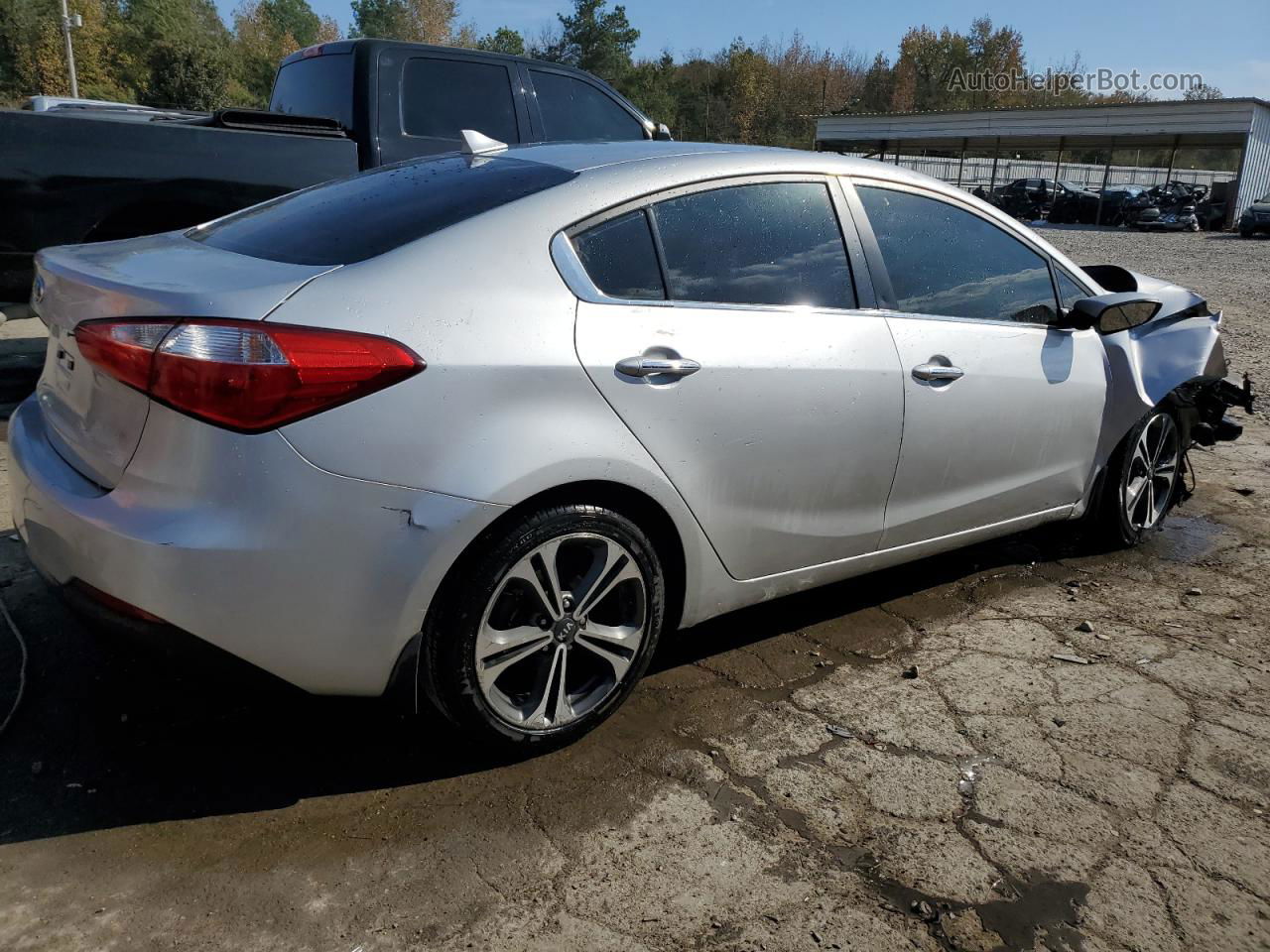 2016 Kia Forte Ex Silver vin: KNAFX4A81G5486989