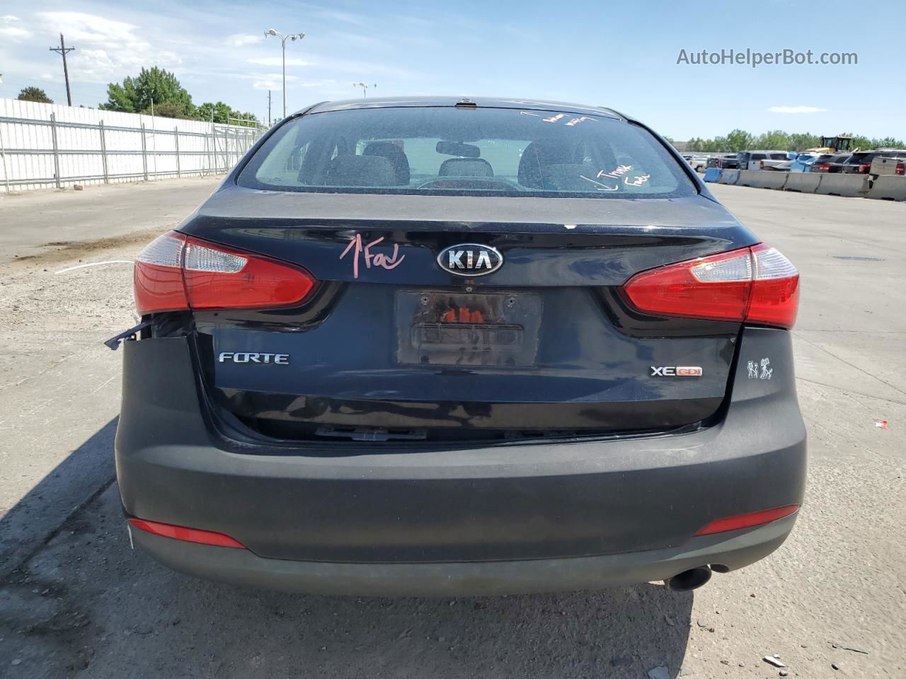 2016 Kia Forte Ex Black vin: KNAFX4A81G5488726