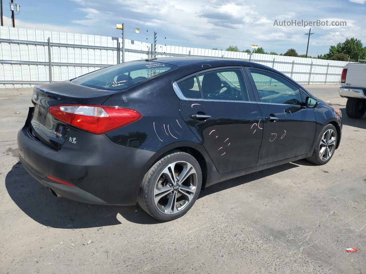 2016 Kia Forte Ex Black vin: KNAFX4A81G5488726