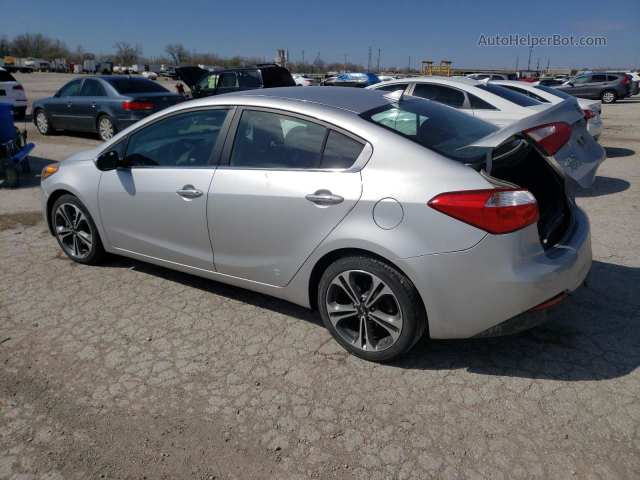 2016 Kia Forte Ex Серебряный vin: KNAFX4A83G5505445