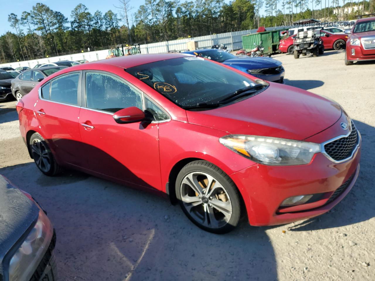 2016 Kia Forte Ex Red vin: KNAFX4A84G5546196