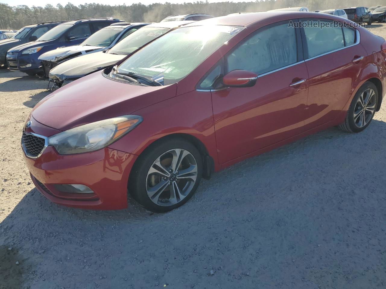 2016 Kia Forte Ex Красный vin: KNAFX4A84G5546196