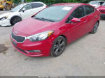 2016 Kia Forte Ex Red vin: KNAFX4A85G5480080