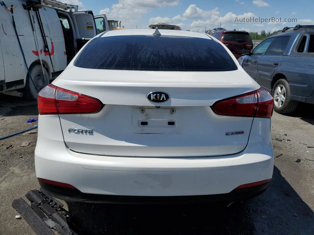 2016 Kia Forte Ex White vin: KNAFX4A86G5551514