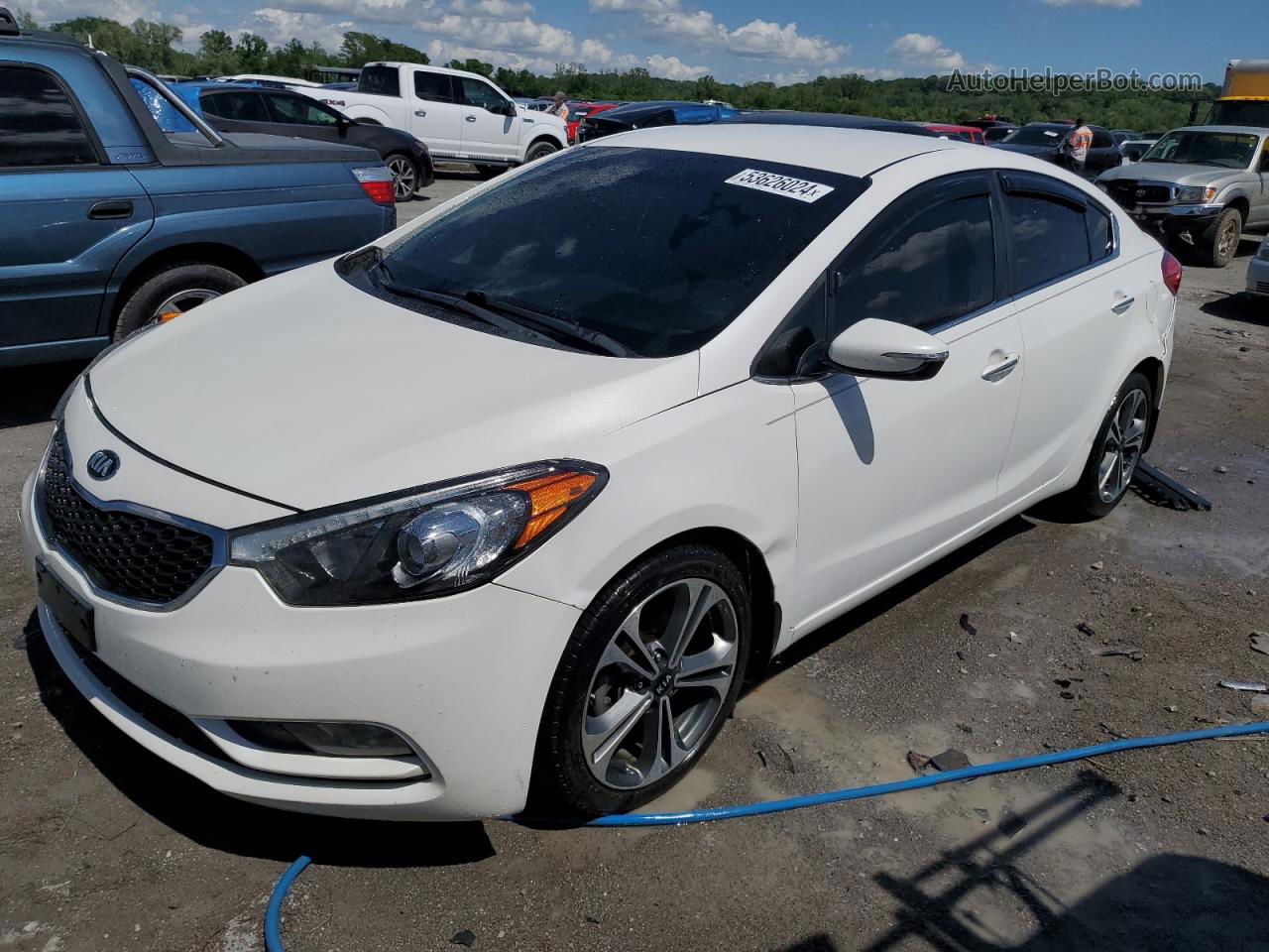 2016 Kia Forte Ex White vin: KNAFX4A86G5551514