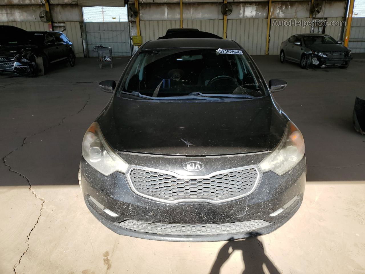 2015 Kia Forte Ex Черный vin: KNAFX4A87F5323116