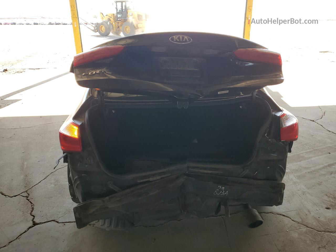 2015 Kia Forte Ex Черный vin: KNAFX4A87F5323116