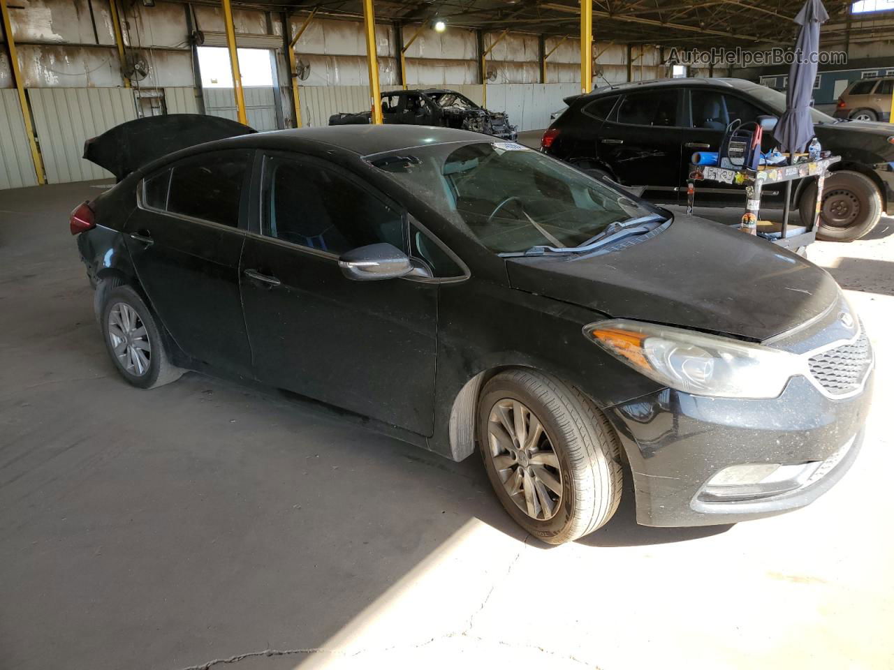 2015 Kia Forte Ex Черный vin: KNAFX4A87F5323116