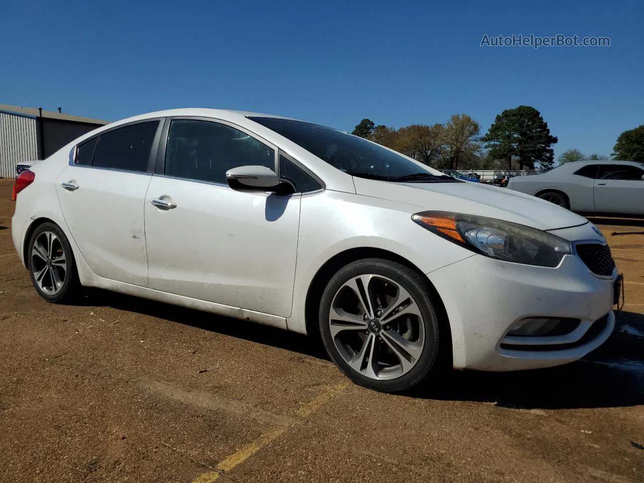 2016 Kia Forte Ex Белый vin: KNAFX4A87G5483479