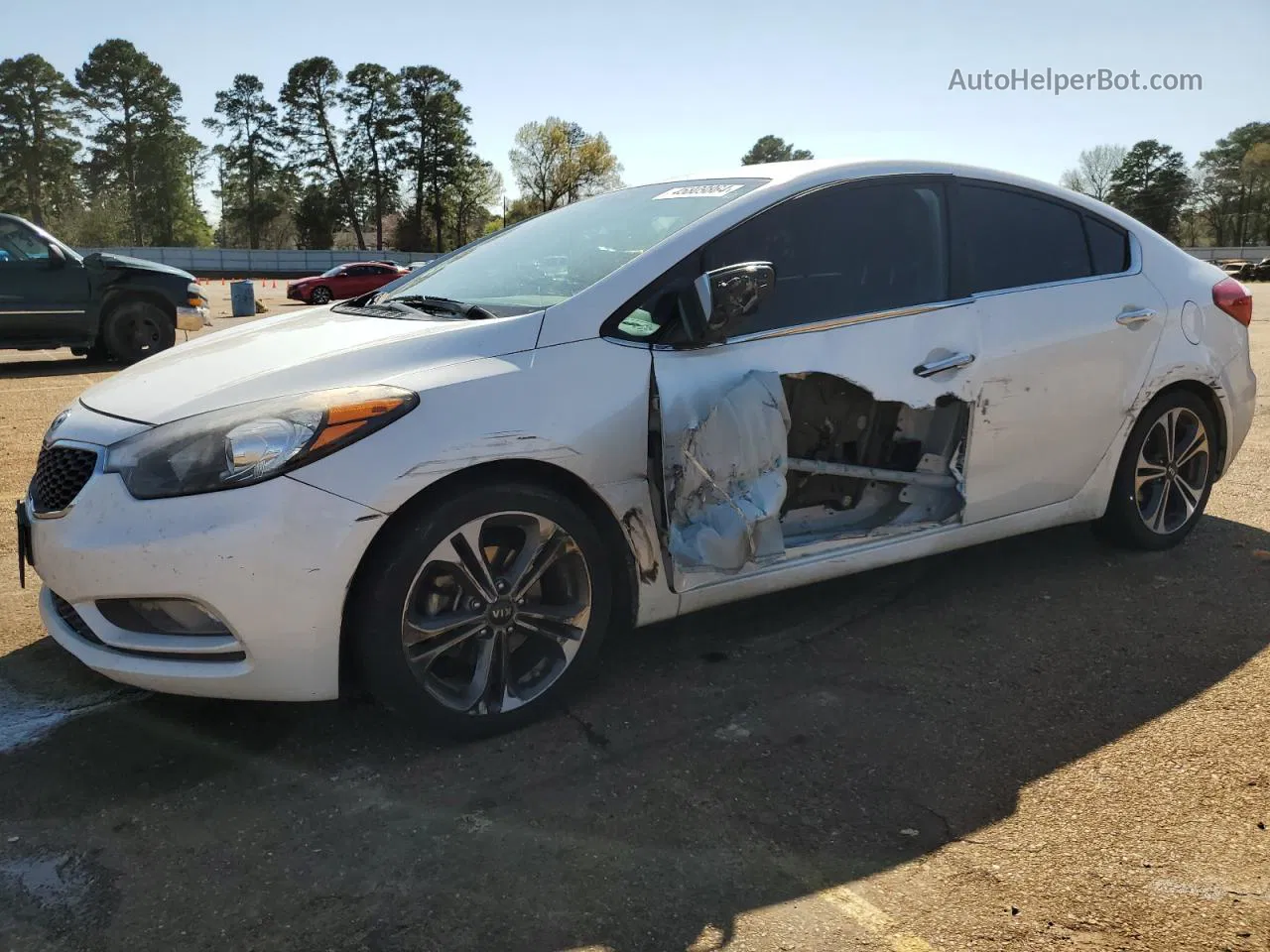 2016 Kia Forte Ex White vin: KNAFX4A87G5483479