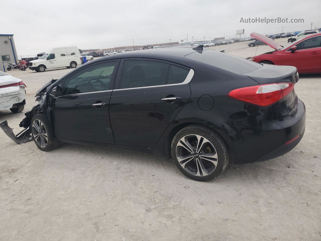 2016 Kia Forte Ex Черный vin: KNAFX4A87G5497611