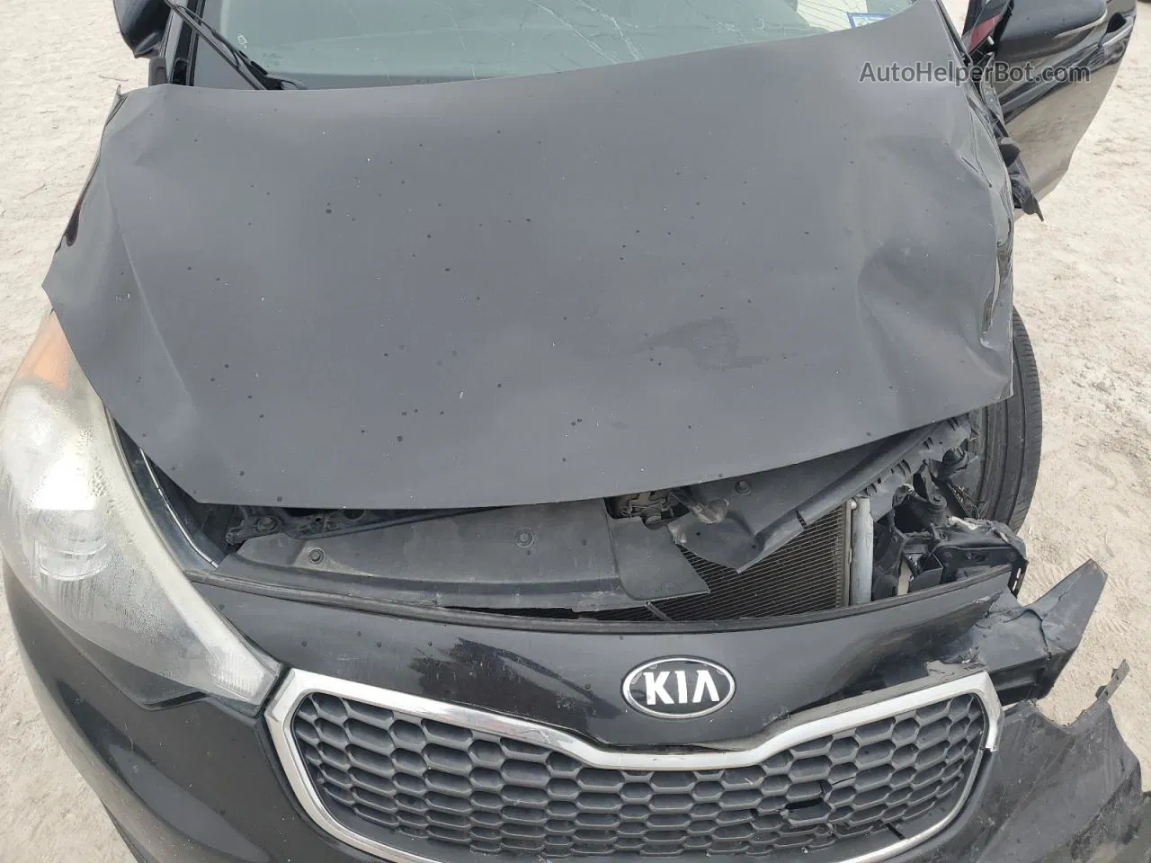 2016 Kia Forte Ex Черный vin: KNAFX4A87G5497611