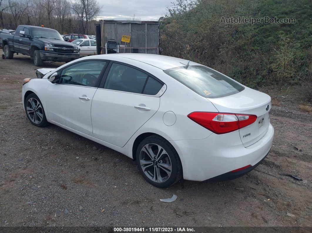 2016 Kia Forte Ex Белый vin: KNAFX4A89G5574642