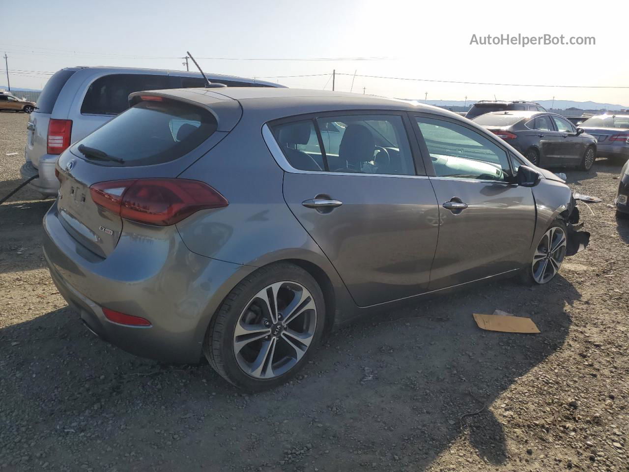 2016 Kia Forte Ex Charcoal vin: KNAFX5A81G5547747