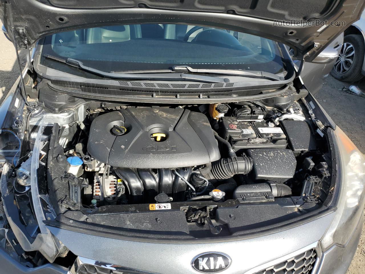 2016 Kia Forte Ex Угольный vin: KNAFX5A81G5547747