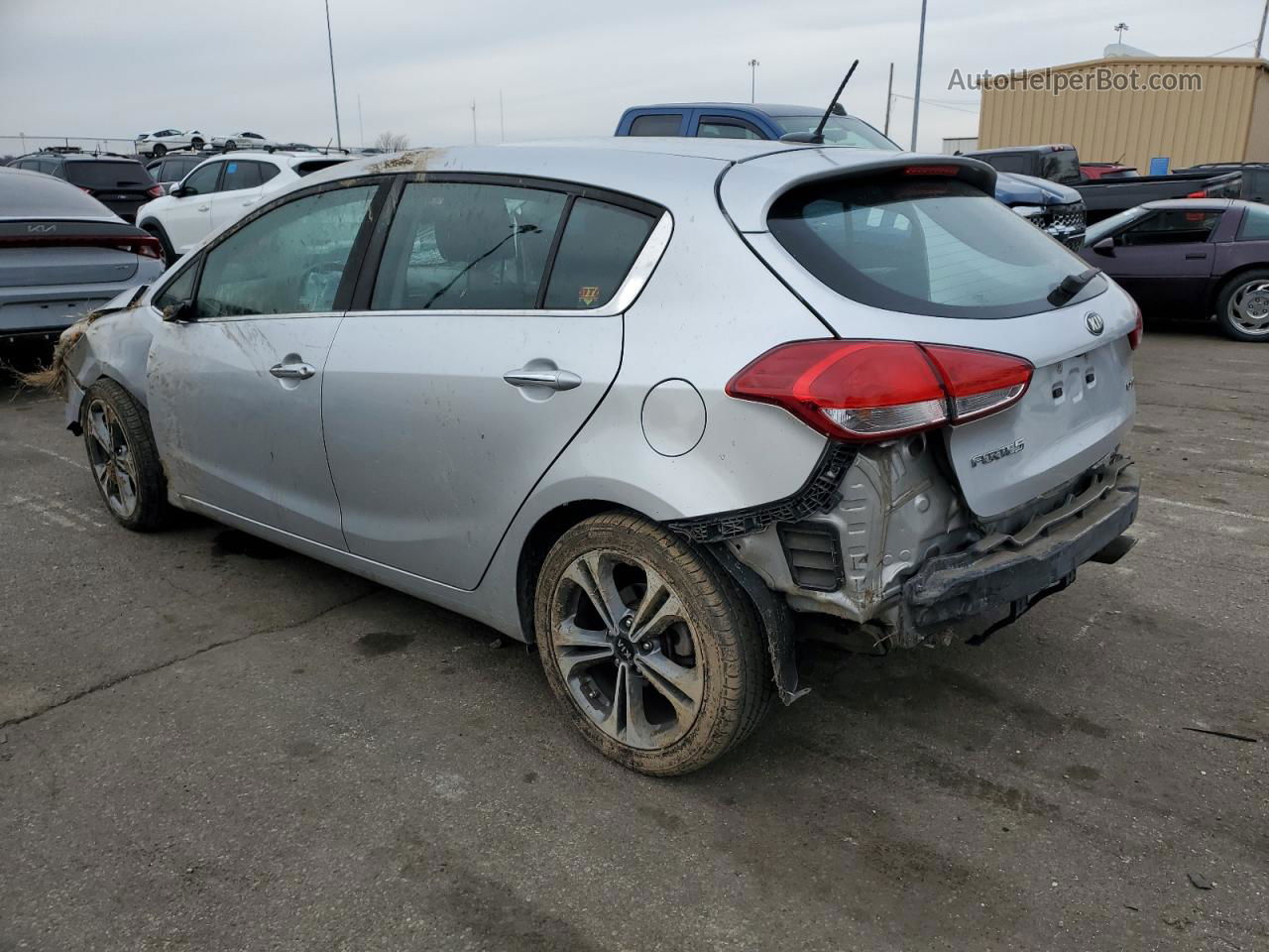 2016 Kia Forte Ex Серебряный vin: KNAFX5A82G5591479