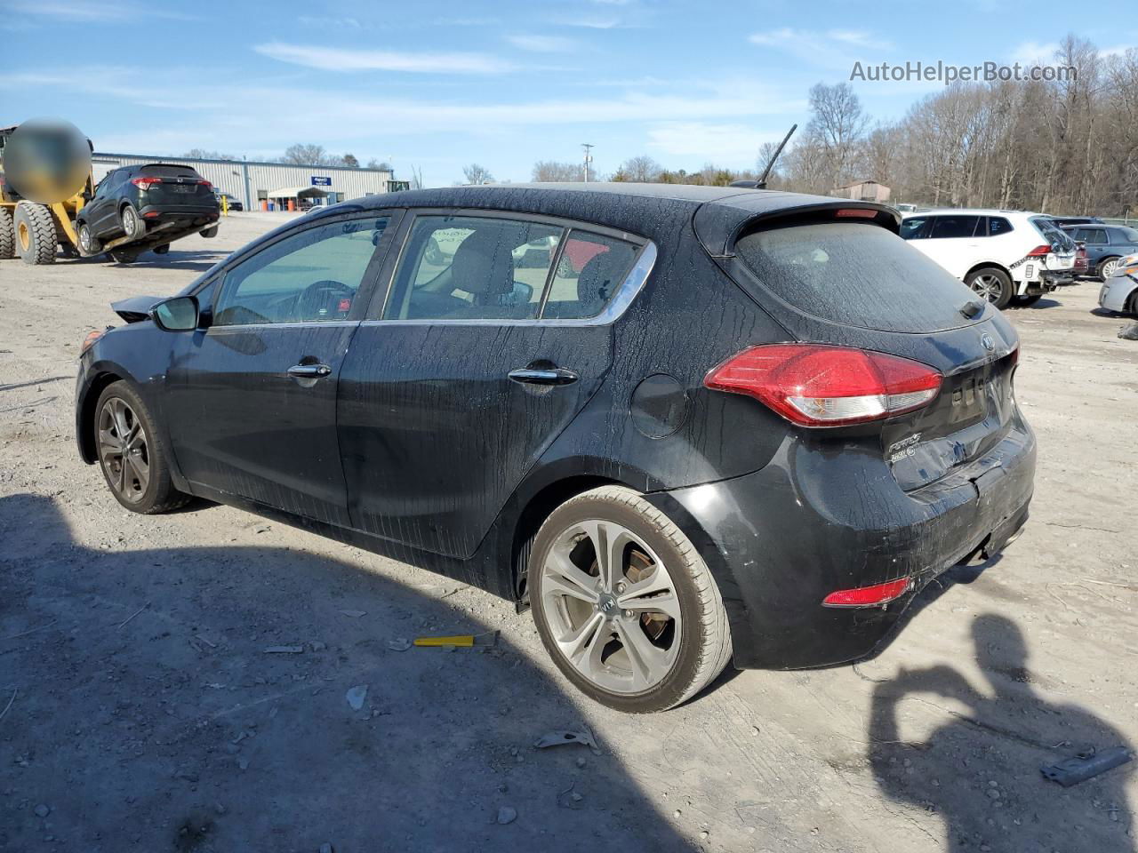 2016 Kia Forte Ex Черный vin: KNAFX5A84G5597168