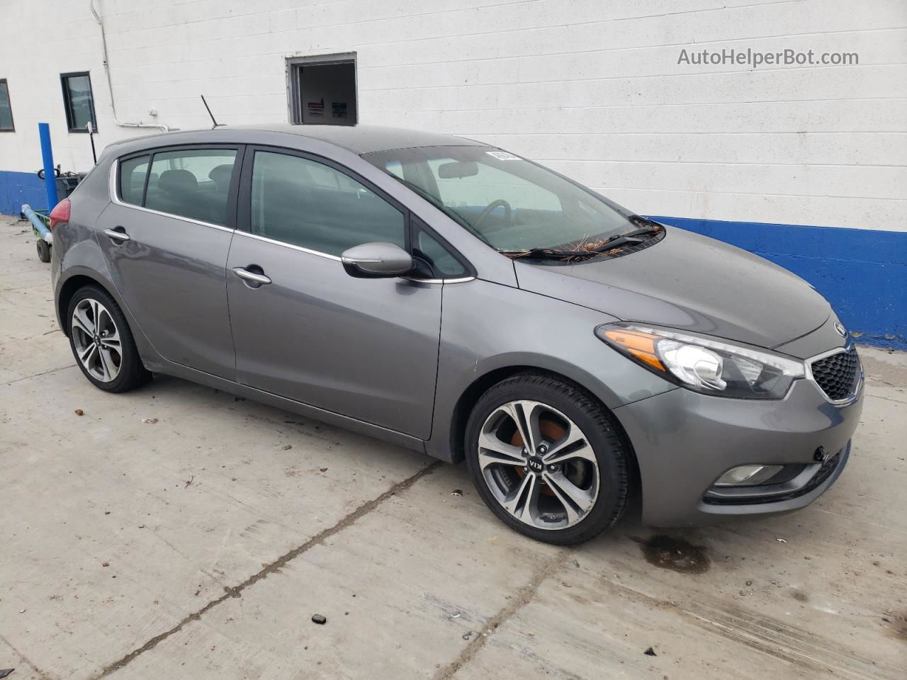 2016 Kia Forte Ex Gray vin: KNAFX5A84G5603826