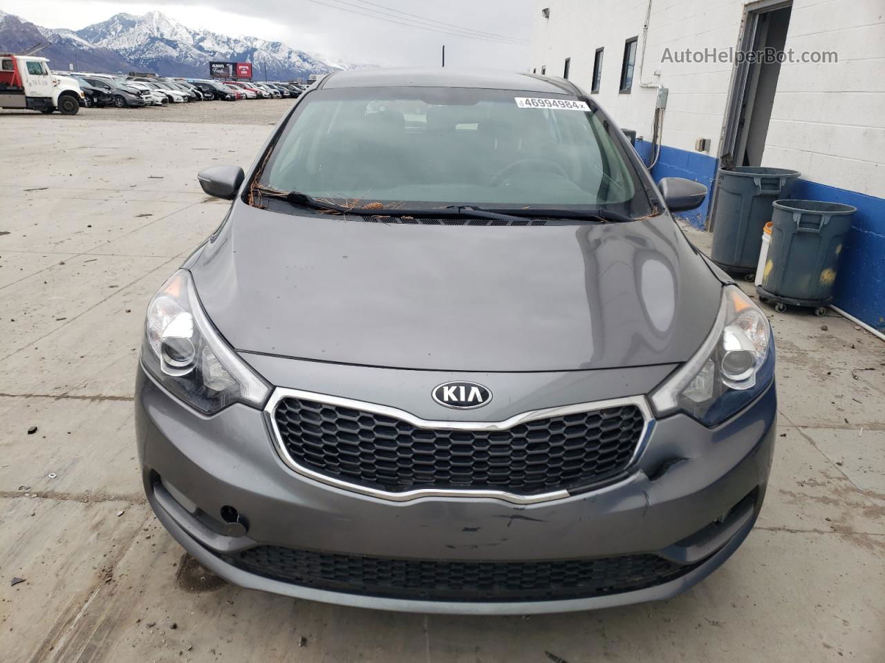 2016 Kia Forte Ex Gray vin: KNAFX5A84G5603826