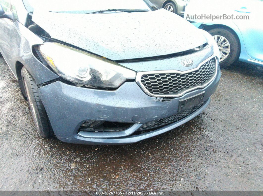 2016 Kia Forte Lx Dark Blue vin: KNAFX5A86G5494883