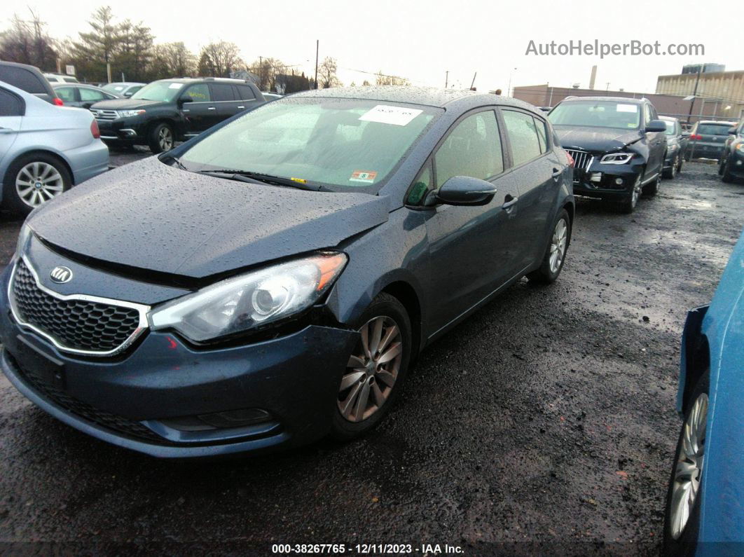 2016 Kia Forte Lx Dark Blue vin: KNAFX5A86G5494883