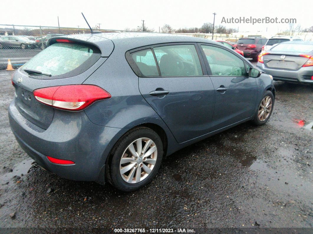 2016 Kia Forte Lx Dark Blue vin: KNAFX5A86G5494883