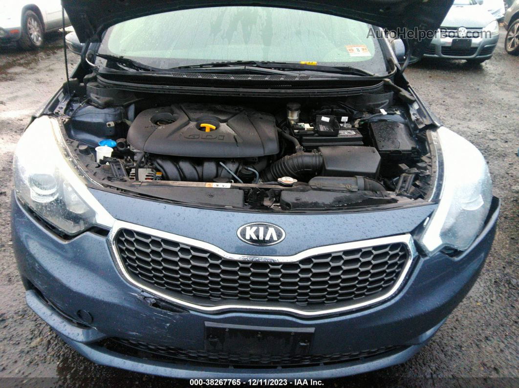 2016 Kia Forte Lx Dark Blue vin: KNAFX5A86G5494883